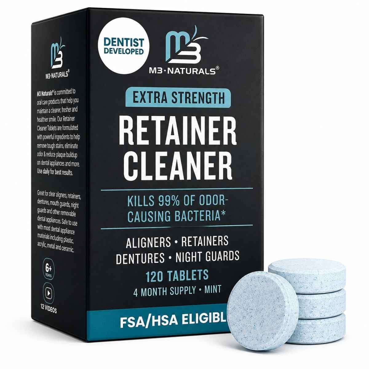 M3 Naturals retainer cleaner tablets