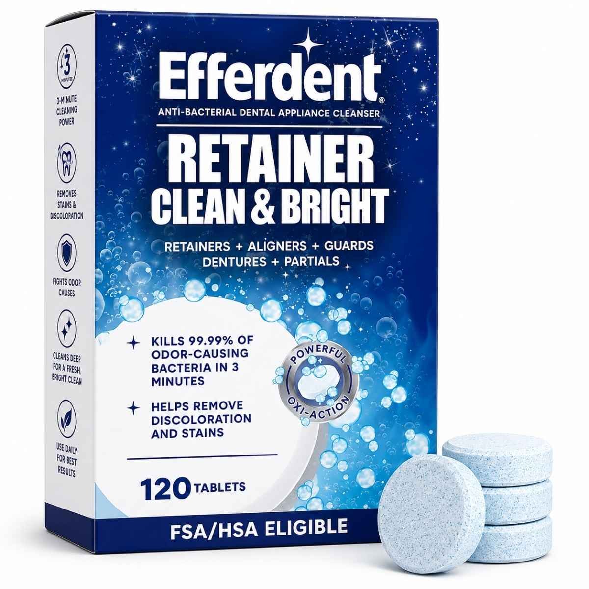 Efferdent Retainer Clean and Bright