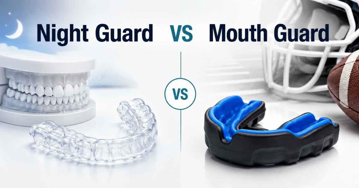 Night Guard vs Mouth Guard: What’s the Difference?