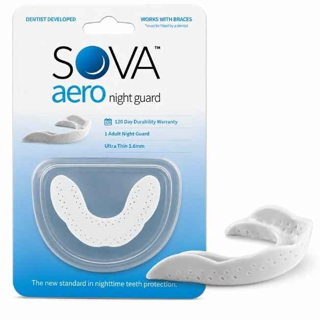 SOVA Aero 1.6mm night guard with case