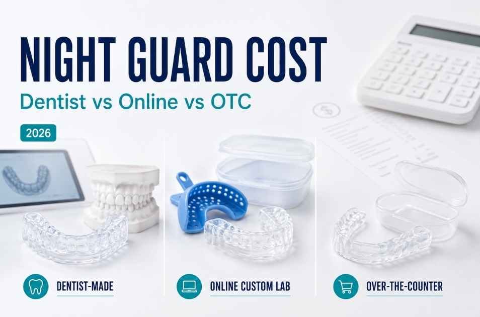 Night Guard Cost: Dentist vs Online Lab vs OTC (2026 Breakdown)