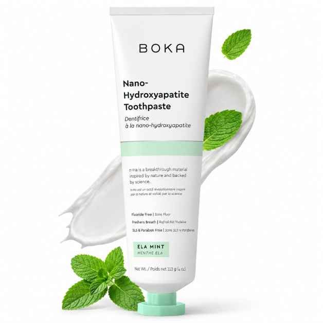Boka Ela Mint nano-hydroxyapatite toothpaste
