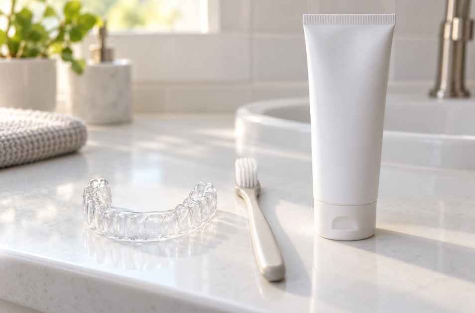 Hydroxyapatite Toothpaste With Braces and Retainers